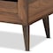 Baxton Studio Salma ModernWalnut Brown Finished Wood 2-Door Shoe Storage Cabinet 195-11725-ZORO - alternate 3